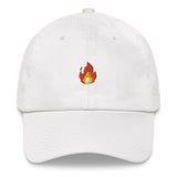It's Lit Embroidered Fire Emoji Dad Hat
