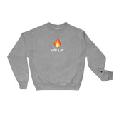 Champion x It's Lit Fire Emoji Sweatshirt