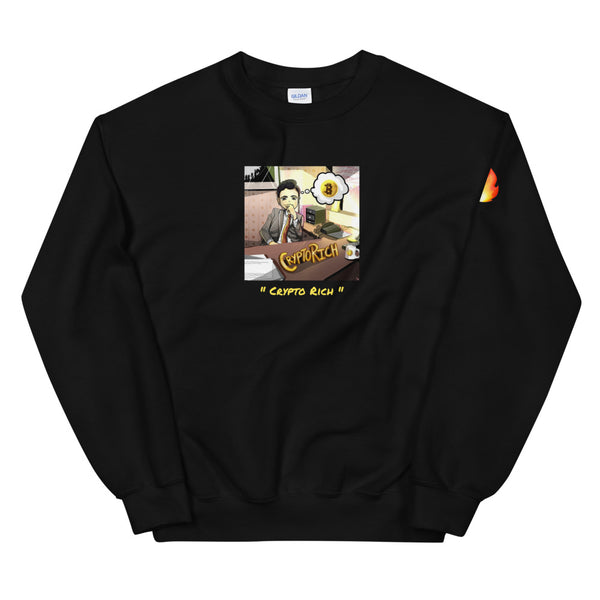 Crypto Rich Album Cover Sweatshirt