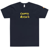Crypto Rich Text Money Bag Emoji T-Shirt