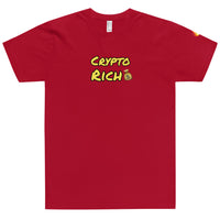 Crypto Rich Text Money Bag Emoji T-Shirt